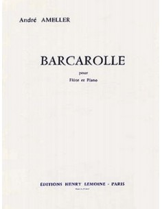 AMELLER A.-Barcarolle per flauto e pianoforte