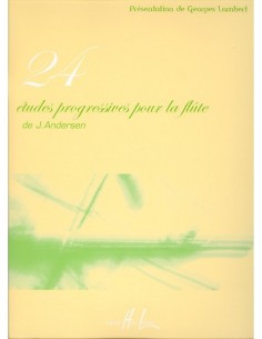ANDERSEN J.-Progressive Etüden (24) für Flöte (Lambert)