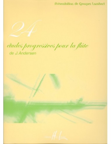 ANDERSEN J.-Progressive Etüden (24) für Flöte (Lambert)