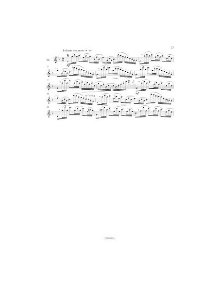 ANDERSEN J.-Progressive Etüden (24) für Flöte (Lambert)