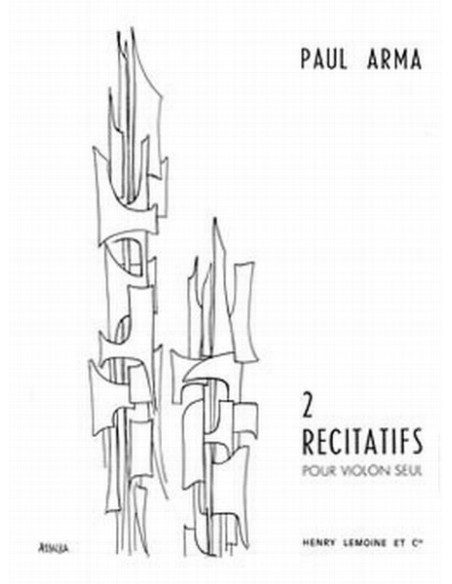 ARMA P.-Recitati (2) per Violino