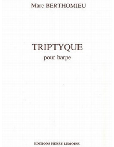 BERTHOMIEU M.-Triptyque for Harp