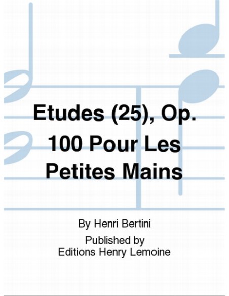 BERTINI H.-Studi Op.100 per pianoforte