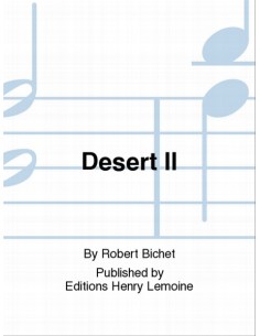 BICHET R.-Desert II per Oboe