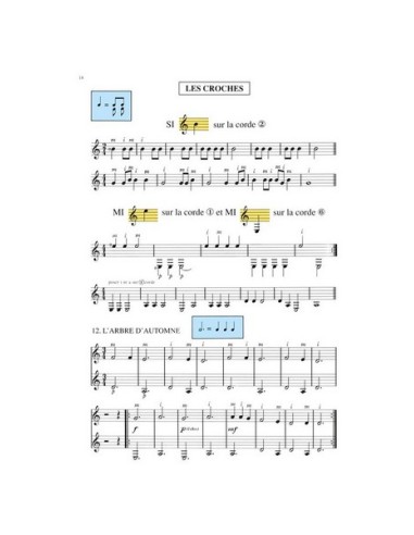 BILLET J.P.-Méthode de guitare débutants