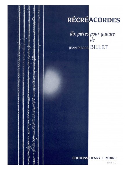 BILLET J.P.-Recreacordes für Gitarre