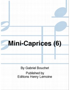 BOUCHET G.-Mini Caprices (6) pour percussion