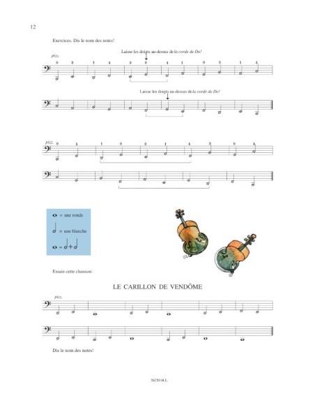 BOURIN O.-Methode 1º (Debutants) for Cello