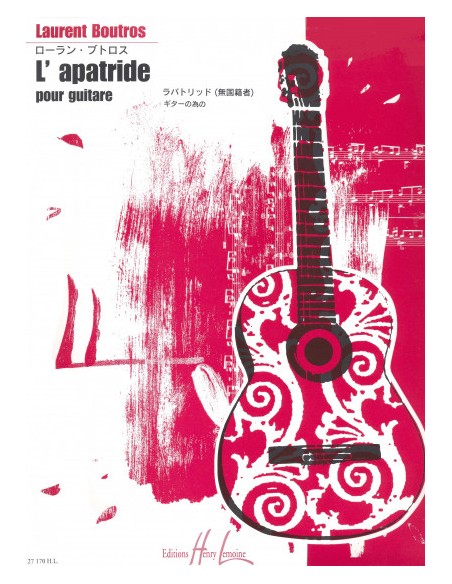 BOUTROS L.-L'Apatride for Guitar