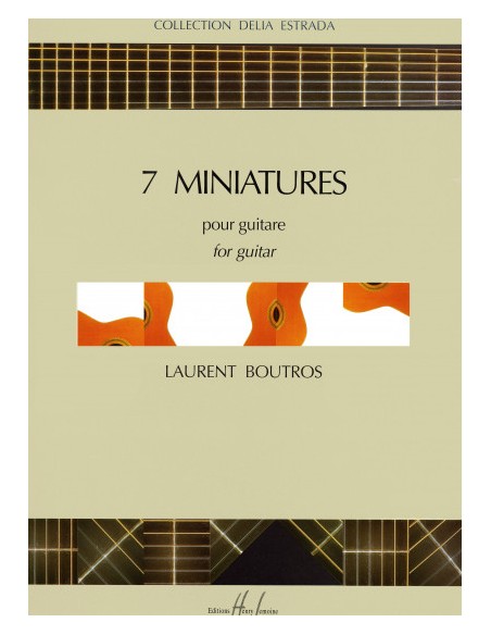 BOUTROS L.-Miniatures (7) pour guitare