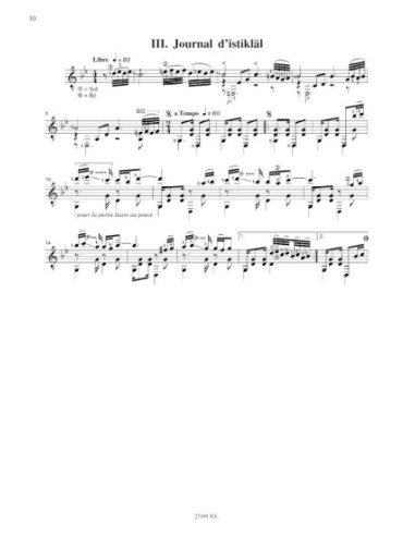 BOUTROS L.-Suite Caucasienne per Chitarra