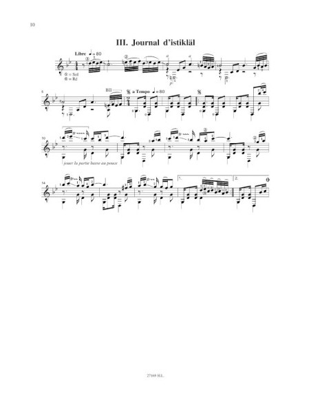 BOUTROS L.-Suite Caucasienne per Chitarra