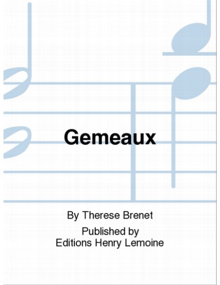 BRENET T.-Gemeaux für 8 Saxophone