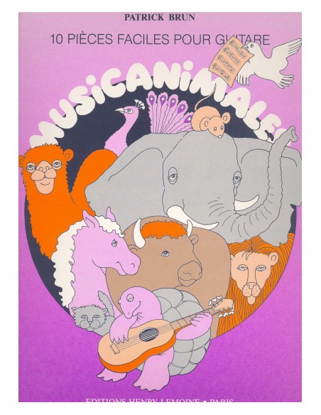 BRUN P.-Musicanimales (Pezzi facili) per chitarra