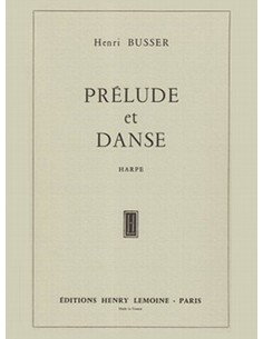 BUSSER H.-Prelude et Danse per arpa