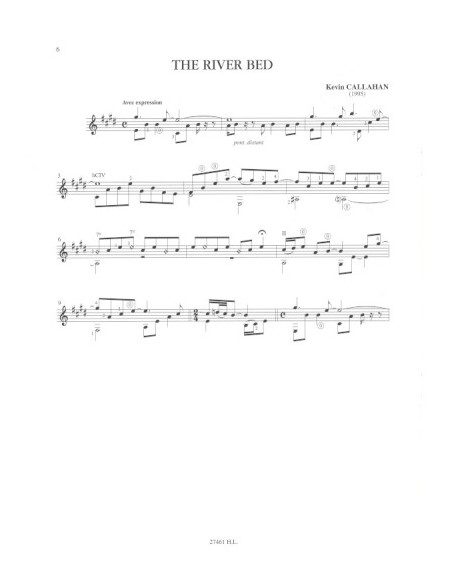 CALLAHAN K.-Three River Moments pour guitare