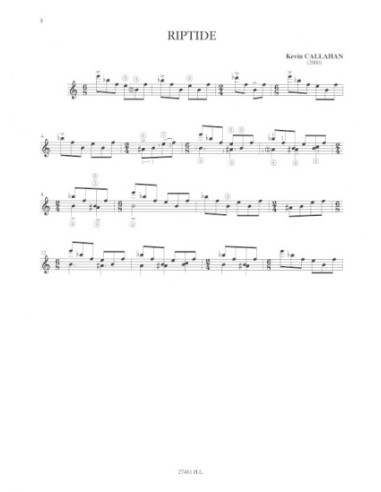 CALLAHAN K.-Three River Moments per chitarra