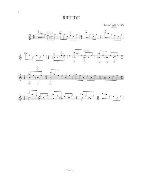 CALLAHAN K.-Three River Moments pour guitare