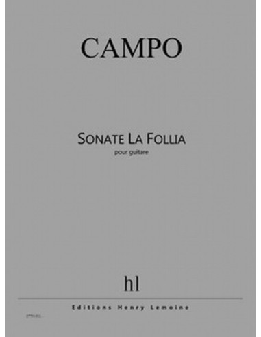 CAMPO R.-Sonata "La Folia" per chitarra