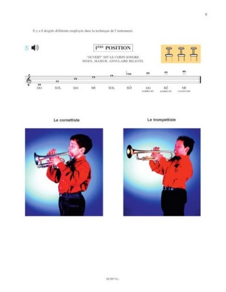 CARON R.-Trompete Methode für Trompete (Inc.CD)