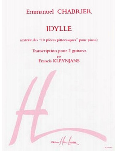 CHABRIER E.-Idylle per 2 chitarre