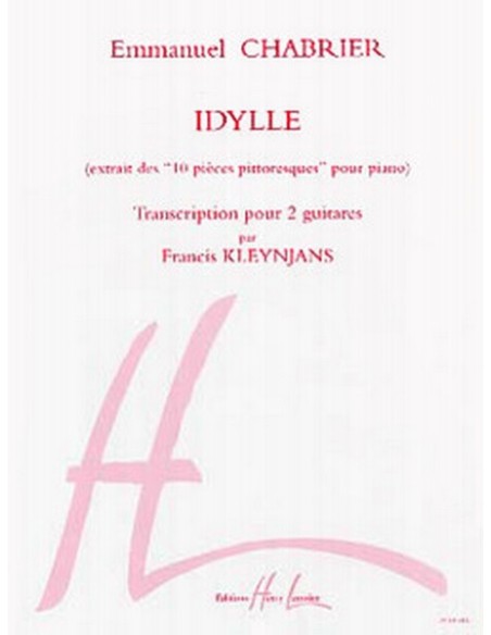 CHABRIER E.-Idylle per 2 chitarre
