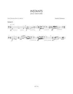 CHARTREUX A.-Istantanei per violoncello e pianoforte 2