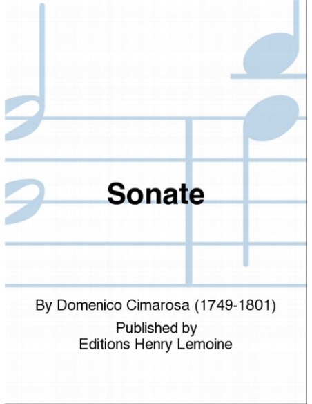 CIMAROSA D.-Sonate für Gitarre (Boels)