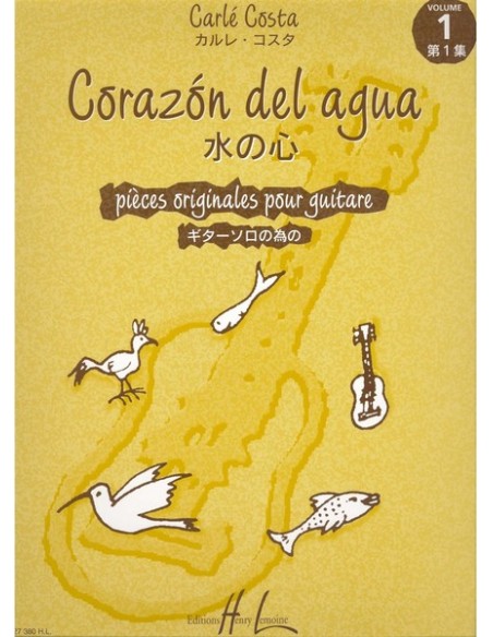 COSTA C.-Cuore d'acqua Vol.1 per chitarra