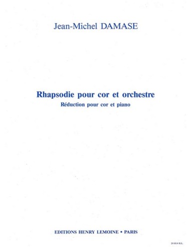 DAMASE E.-Rhapsodie per corno e pianoforte