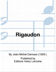 DAMASE E.-Rigaudon per oboe e pianoforte