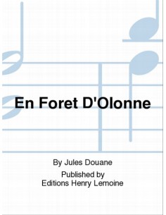 DOUANE J.-En Forêt d'Olonne per corno e pianoforte
