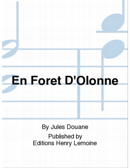 DOUANE J.-En Forêt d'Olonne per corno e pianoforte