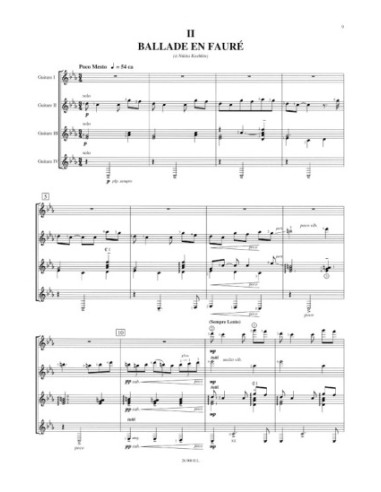 DYENS R.-Hamsa für 4 Gitarren oder Gitarrenset