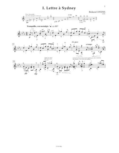DYENS R.-Lettres (20) per Chitarra (Inc.CD)