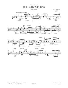 DYENS R.-Lulla di Melissa per chitarra 2