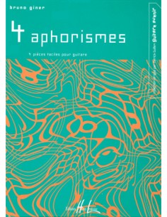 GINER B.-Aphorismes (4) for Guitar