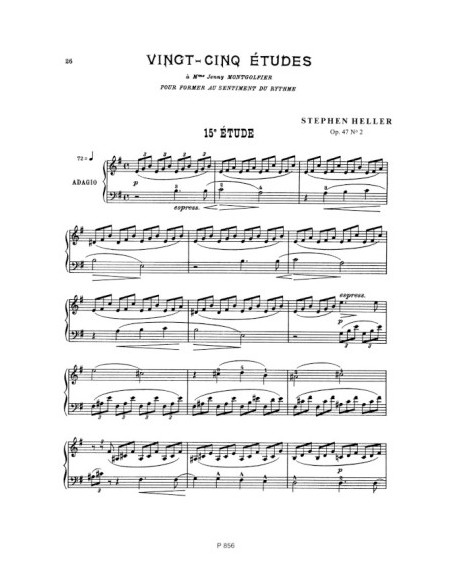 HELLER S.-Studi ritmici Op.47 per pianoforte