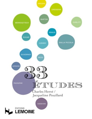 HERVE & POUILLARD-Studies (33) for Piano