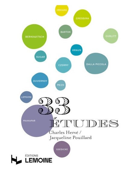 HERVE & POUILLARD-Studies (33) for Piano