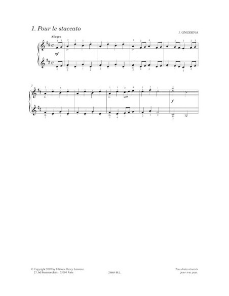 HERVE & POUILLARD-Studies (33) per pianoforte