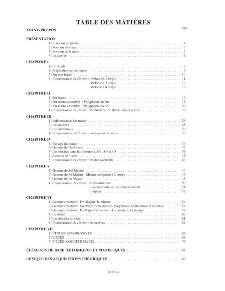 HERVE & POUILLARD-Piano Method "Debutants" (Method) for Piano (Book)