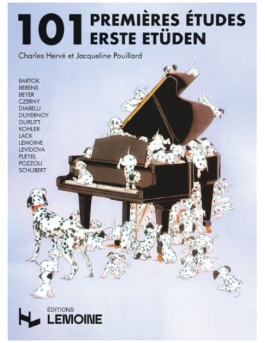 HERVE & POUILLARD-First Studies (101) for Piano