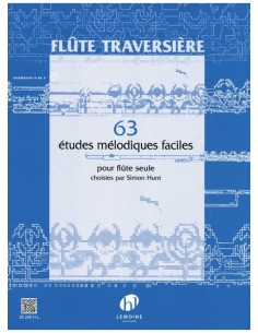 HUNT S.-Melodic and Easy Studies (63) for Flute