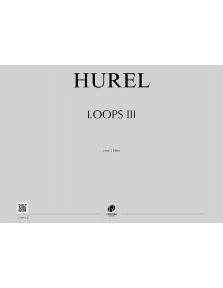 HUREL P.-Loops III per 2 flauti