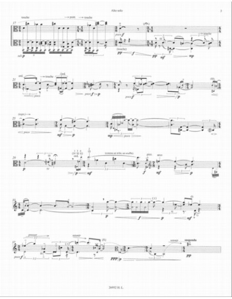 JARRELL M.-Some Leaves II for Viola