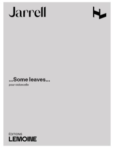 JARRELL M.-Some Leaves para Violoncello