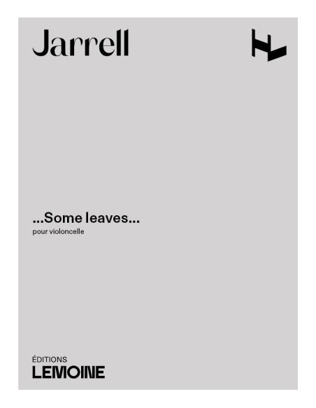 JARRELL M.-Einige Blätter für Cello