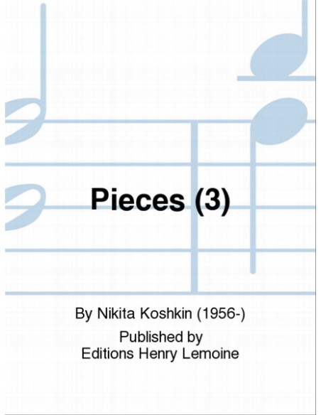 KOSHKIN N.-Pieces (3) for Guitar