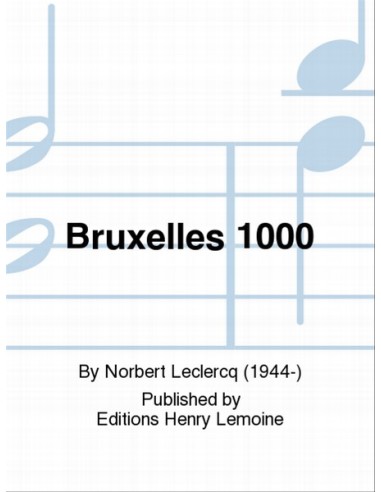 LECLERCQ N.-Bruxelles 1000 per Chitarra